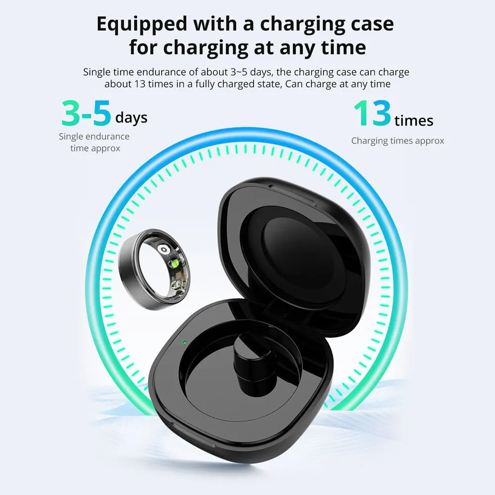 Men / Women Smart Ring - Battery Life 39 Days | Health Monitor | Waterproof | Multi-sport Mode
