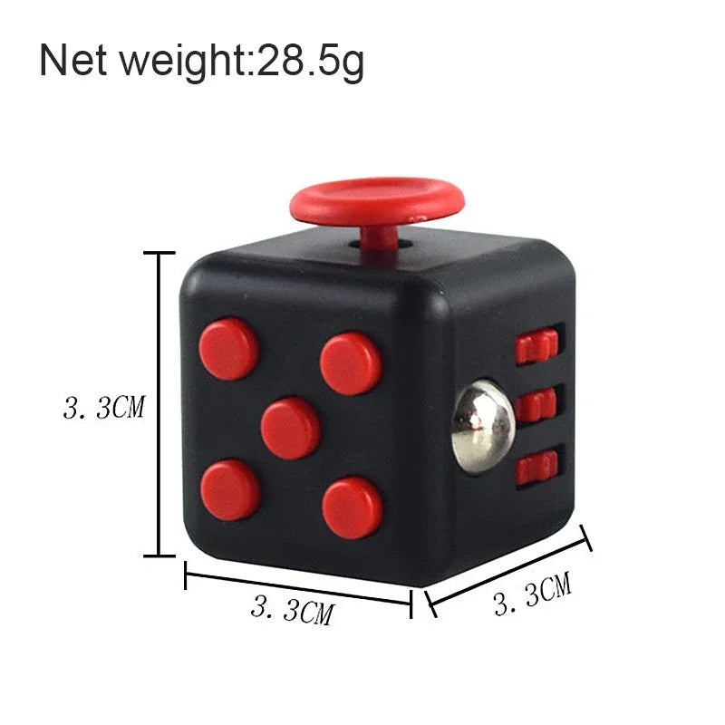 Infinity Fidget Cube Anti-Stress Toys For Kids & Adults (Helps w/ Anxiety)