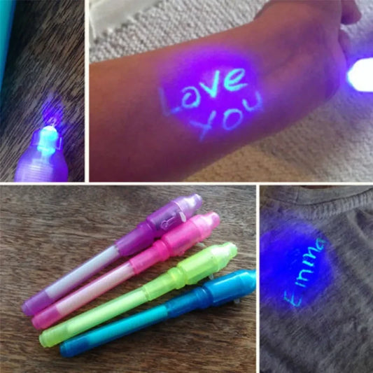 1/4Pcs UV Light Ink Spy Pen | Teen Party Favors | Toys | Gifts
