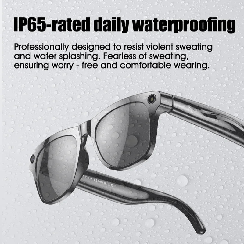 6K HD AI Smart Camera Glasses | Photochromic | Multifunction Bluetooth| Calling | Voice Assistant | Music Player | Translate