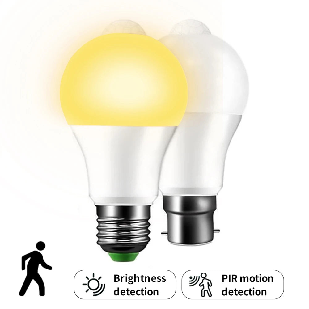 PIR Motion Sensor LED Light Bulb 12W Smart Bulb ***Motion Activated *** for Home Lighting