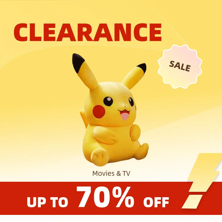Cute Pikachu Pokemon Large Stuffed Plush Toys