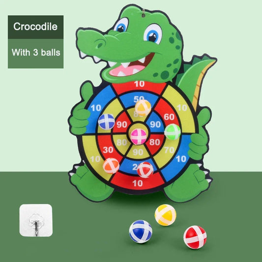 Indoor Baby Dart Board w/ Balls Child Montessori Game Ages 3-7