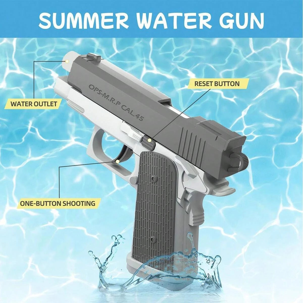 Water Pistol Toy Squirt Guns for Kids & Adult