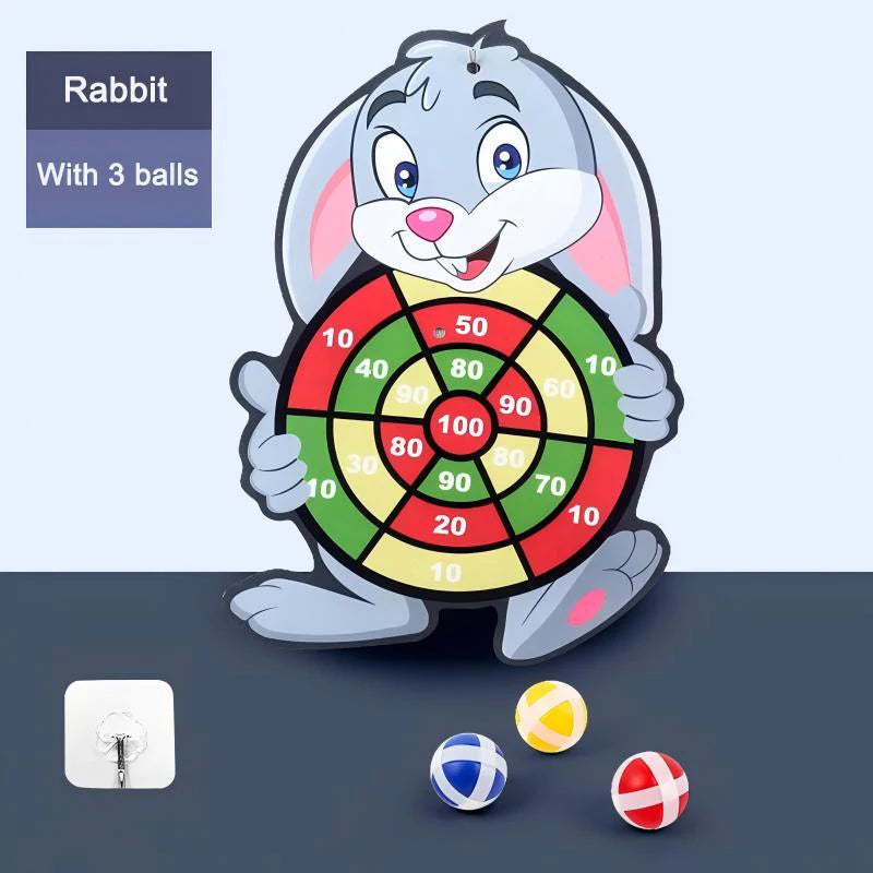 Indoor Baby Dart Board w/ Balls Child Montessori Game Ages 3-7