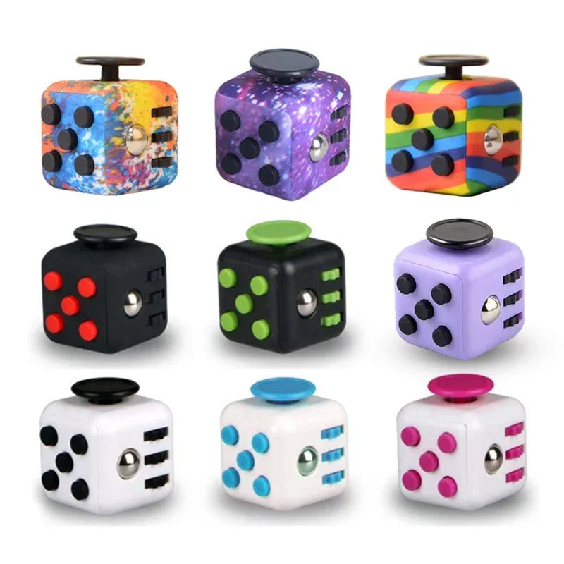 Infinity Fidget Cube Anti-Stress Toys For Kids & Adults (Helps w/ Anxiety)