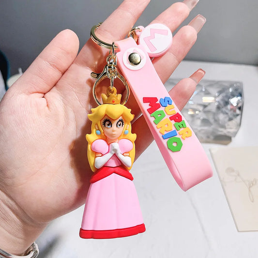 Super Mario Bros KeyChain (Luigi Toad Yoshi Bowser)