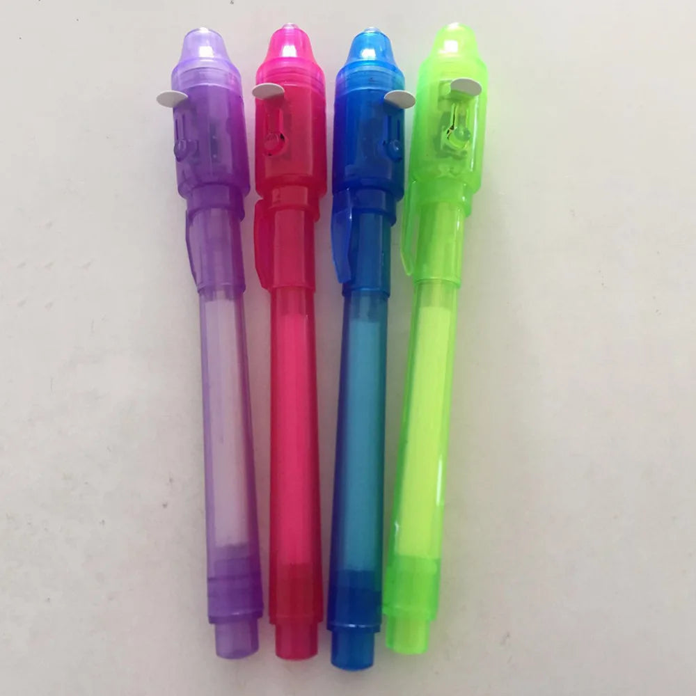 1/4Pcs UV Light Ink Spy Pen | Teen Party Favors | Toys | Gifts