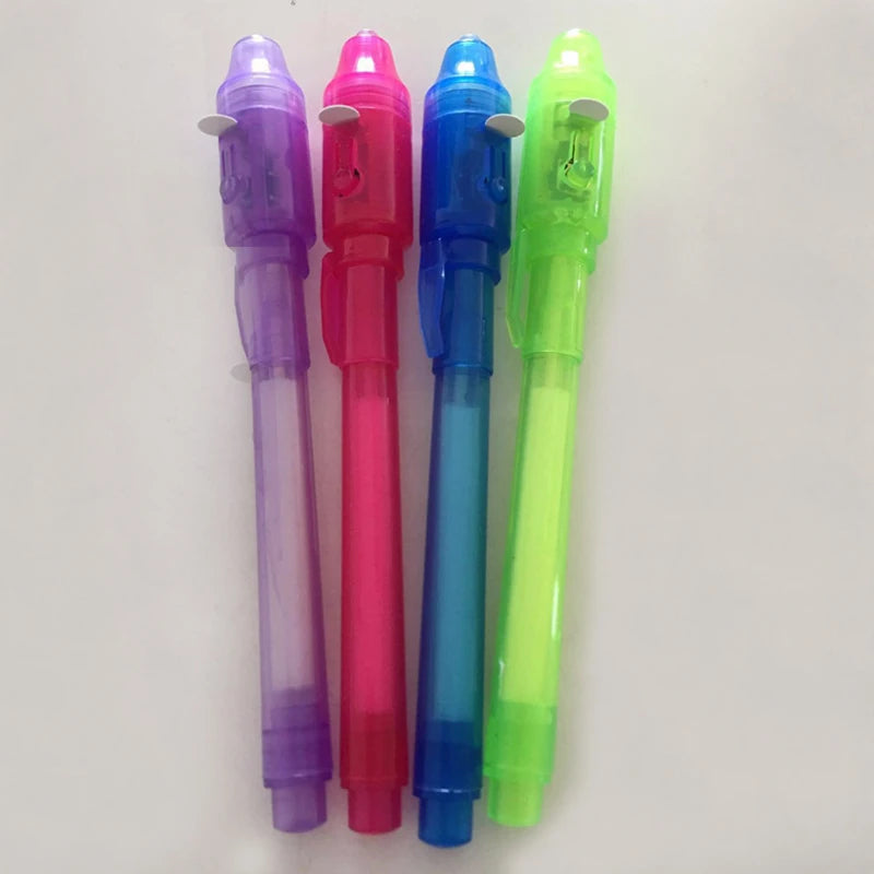 1/4Pcs UV Light Ink Spy Pen | Teen Party Favors | Toys | Gifts