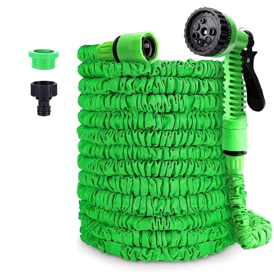 25FT-200FT Expandable Magic Garden Hose | High-Pressure Car Wash Cleaning Water Gun