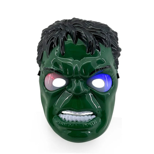 Hero LED Light Mask | Cool Cartoon | Iron Man | Captain America| Costume Party
