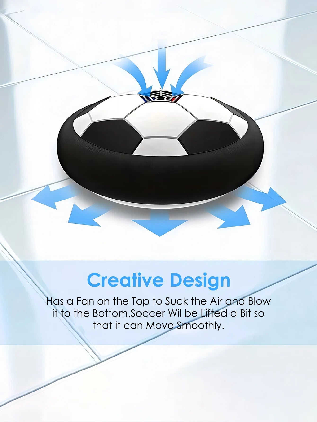 Toddlers Interactive Floating Soccer Ball | Indoor Parent-Child Sports Toys Ages 3+
