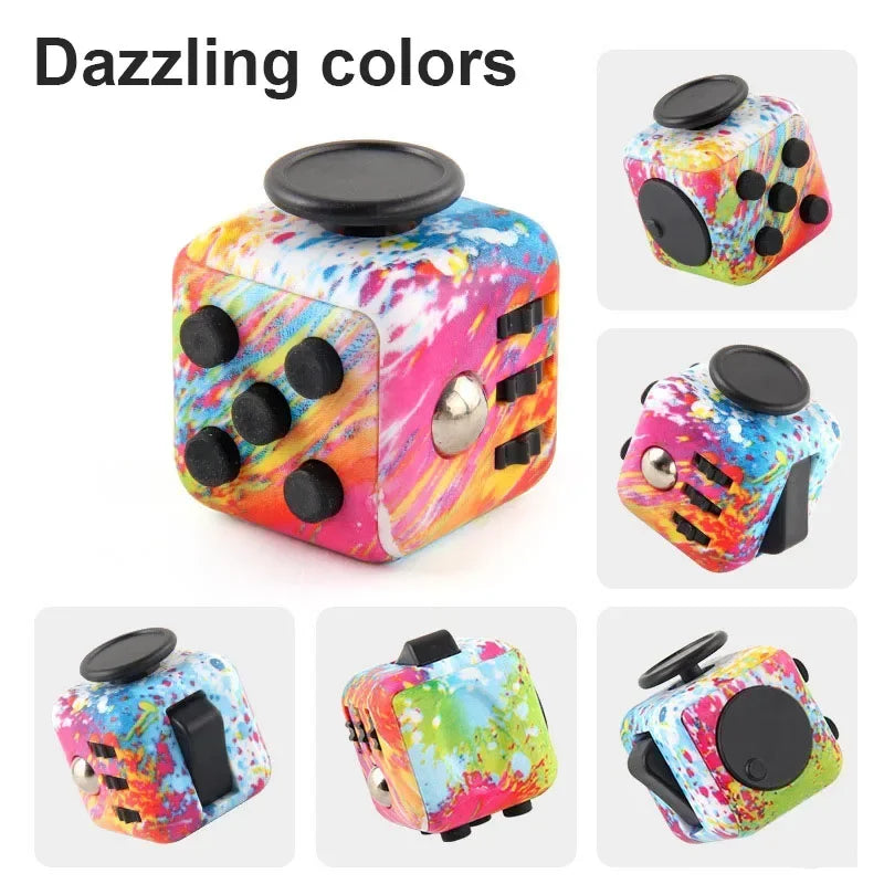 Infinity Fidget Cube Anti-Stress Toys For Kids & Adults (Helps w/ Anxiety)
