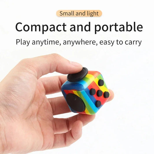 Infinity Fidget Cube Anti-Stress Toys For Kids & Adults (Helps w/ Anxiety)
