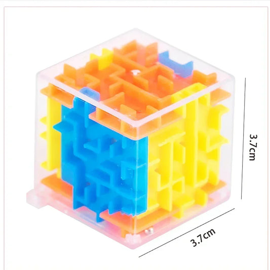 3D Maze Magic Cube Six-sided Puzzle Stress Reliever Toys Adults Kids
