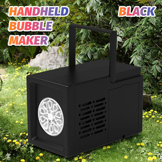 Children's Portable Blowing Bubble Machine for Birthdays & Events