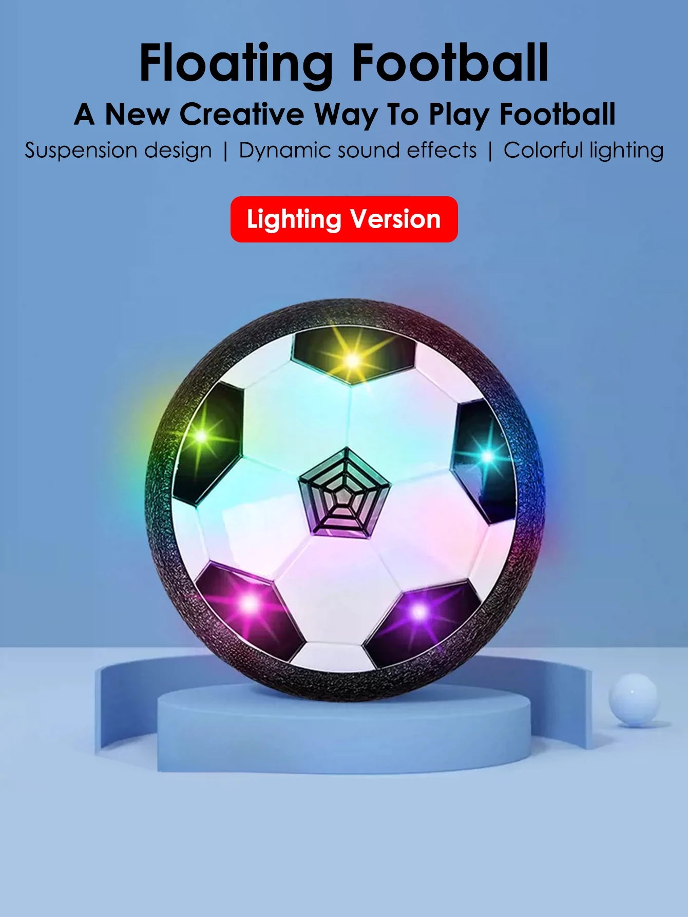 Toddlers Interactive Floating Soccer Ball | Indoor Parent-Child Sports Toys Ages 3+