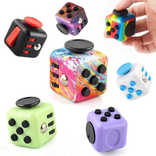 Infinity Fidget Cube Anti-Stress Toys For Kids & Adults (Helps w/ Anxiety)