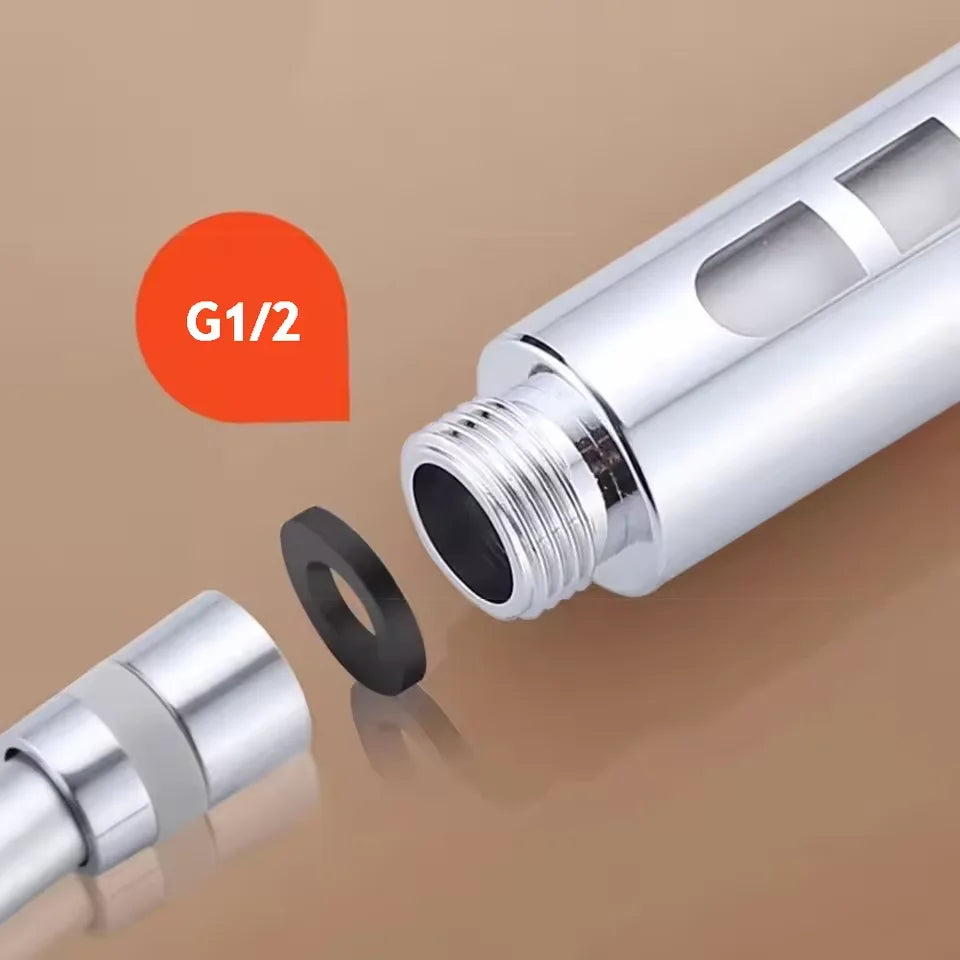 High Pressure Handheld Shower Head (5 Modes) **Water Saver**  One Button Stop