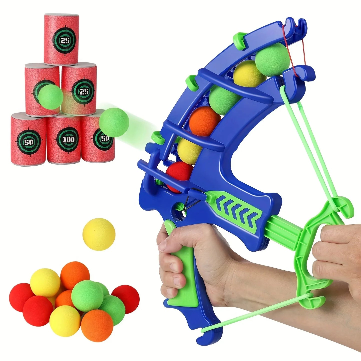 Ball Bow and Soft Balls Fun Bow N Arrow Safe for Kids Ages 4+