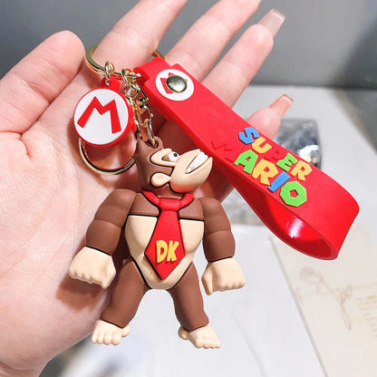 Super Mario Bros KeyChain (Luigi Toad Yoshi Bowser)
