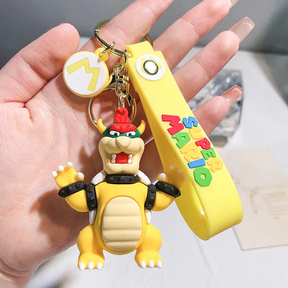 Super Mario Bros KeyChain (Luigi Toad Yoshi Bowser)