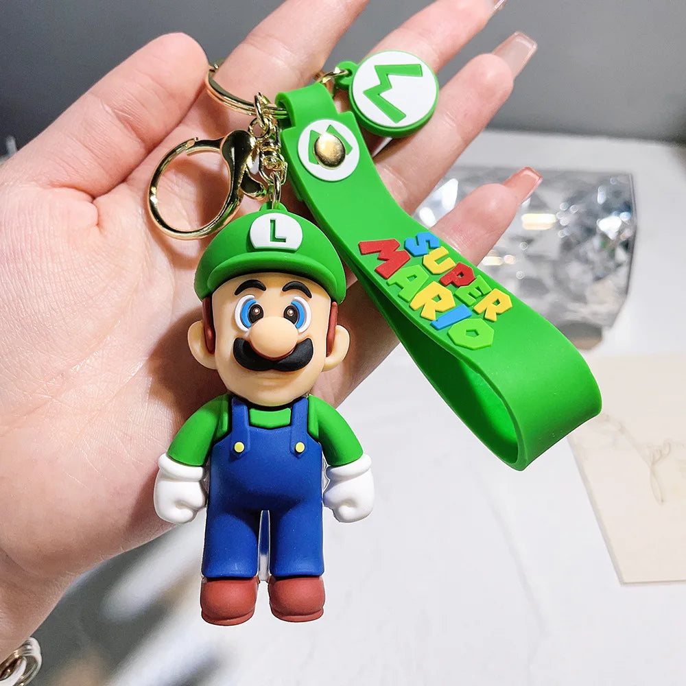 Super Mario Bros KeyChain (Luigi Toad Yoshi Bowser)