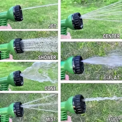 25FT-200FT Expandable Magic Garden Hose | High-Pressure Car Wash Cleaning Water Gun