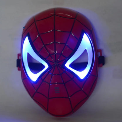 Hero LED Light Mask | Cool Cartoon | Iron Man | Captain America| Costume Party