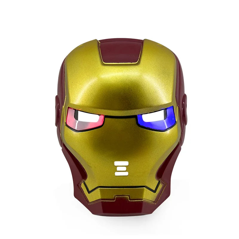 Hero LED Light Mask | Cool Cartoon | Iron Man | Captain America| Costume Party