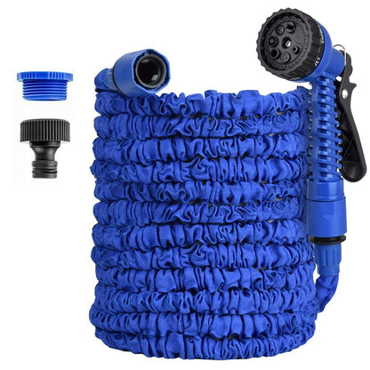 25FT-200FT Expandable Magic Garden Hose | High-Pressure Car Wash Cleaning Water Gun