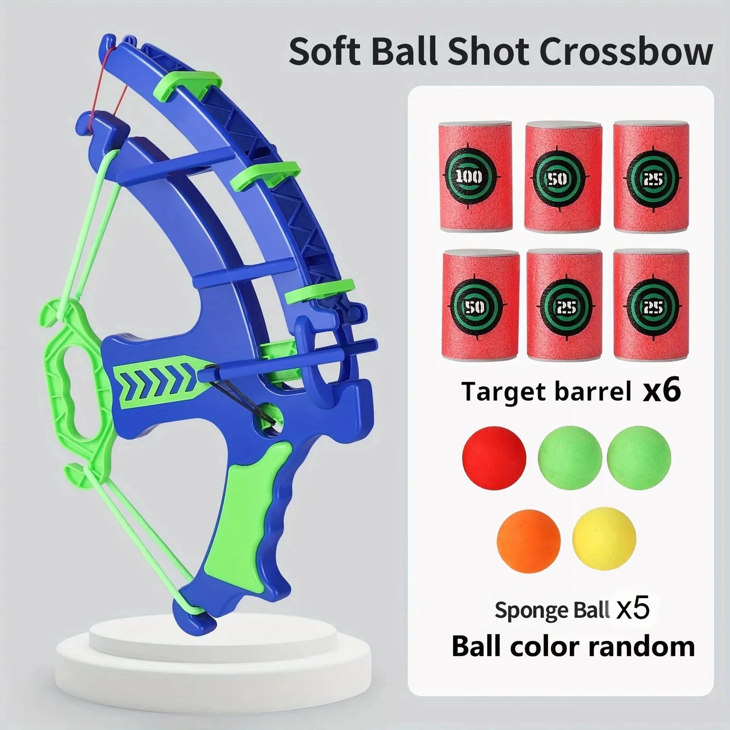 Ball Bow and Soft Balls Fun Bow N Arrow Safe for Kids Ages 4+