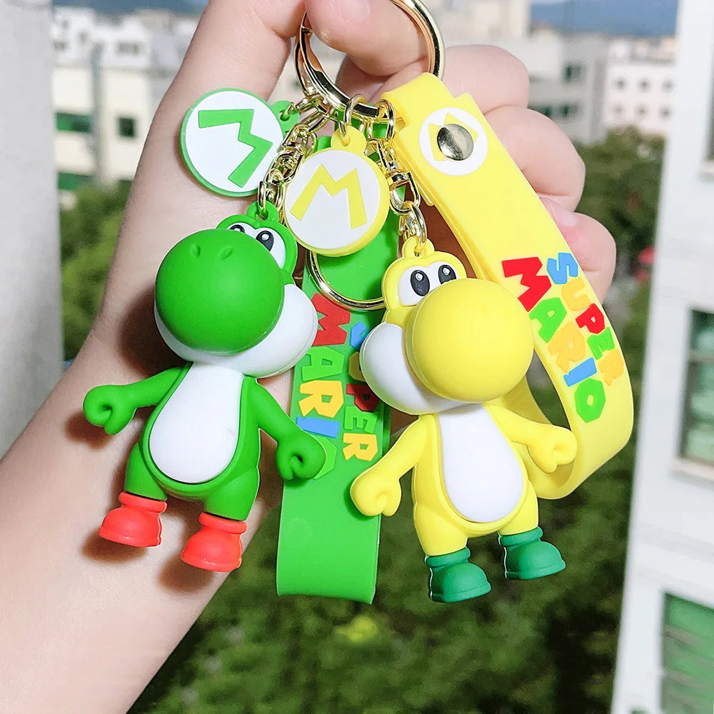 Super Mario Bros KeyChain (Luigi Toad Yoshi Bowser)