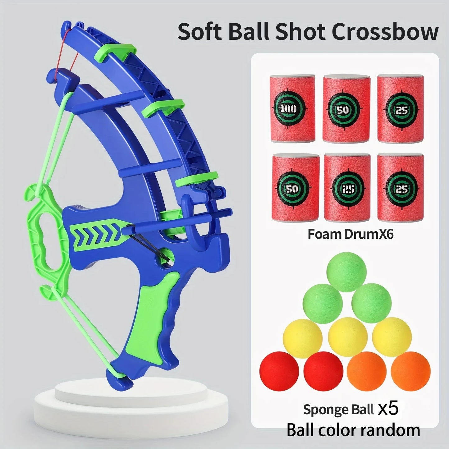 Ball Bow and Soft Balls Fun Bow N Arrow Safe for Kids Ages 4+