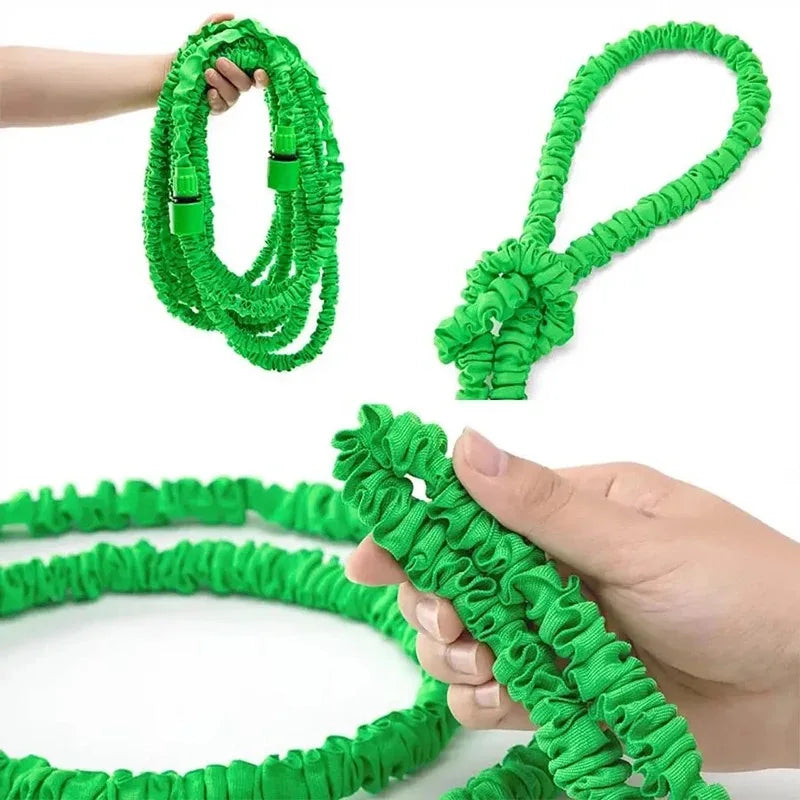 25FT-200FT Expandable Magic Garden Hose | High-Pressure Car Wash Cleaning Water Gun