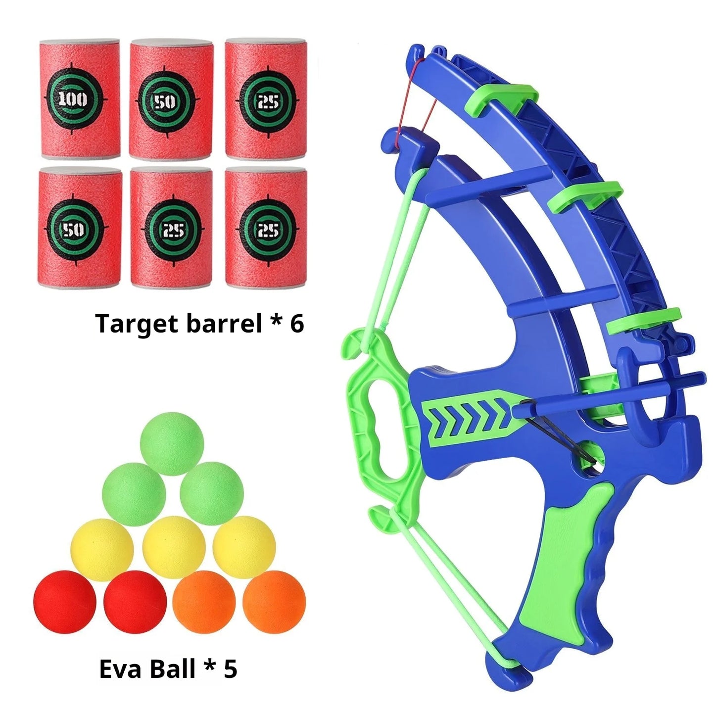 Ball Bow and Soft Balls Fun Bow N Arrow Safe for Kids Ages 4+