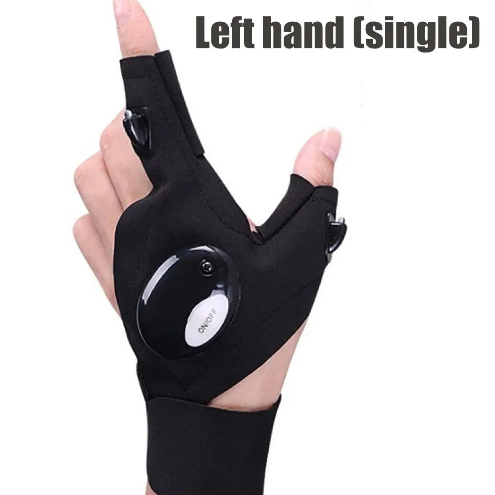 Multi Use Gloves With Lights | Glove With Led | Fingerless Light | Work Apparel