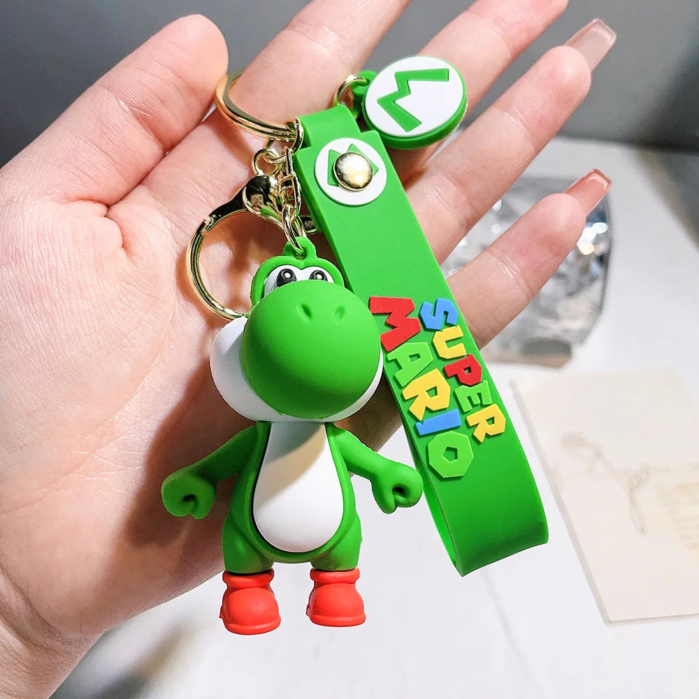Super Mario Bros KeyChain (Luigi Toad Yoshi Bowser)